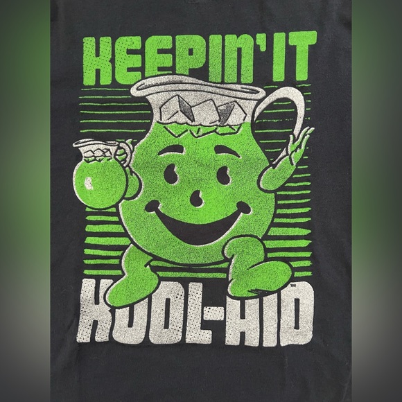 Keepin’ It Kool-Aid Navy T-Shirt in Youth Size Medium - Picture 3 of 8